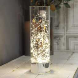 Led Tube Light - Battery Night Table Lamp 30cm Tall - thumbnail 1