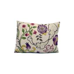 William Morris - Mary Isobel Wine/Linen Cushion Cover Throw Pillow Designer Home Decor - thumbnail 2