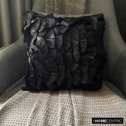 "Designer Black Bed Pillow 24""x24""/26""x26" - thumbnail 3