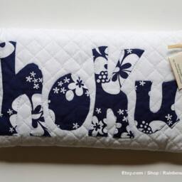 Handmade Hawaiian Quilt Pillow - Hoku Star Design - thumbnail 2