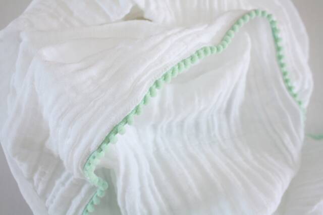 Muslin Swaddle Blanket Xl, Rainbow Baby Blanket, Gender Neutral - image 1