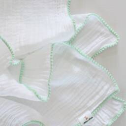 Muslin Swaddle Blanket Xl, Rainbow Baby Blanket, Gender Neutral - thumbnail 2
