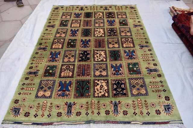 "Handwoven Maranus Chob Rug 6'11"" X 4'11" - image 1