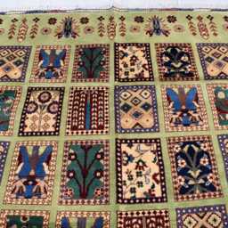 "Handwoven Maranus Chob Rug 6'11"" X 4'11" - thumbnail 4