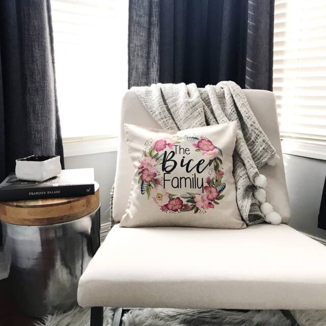 18 X Name Pillow, Family Throw 18 - image 1