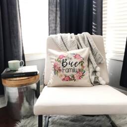 18 X Name Pillow, Family Throw 18 - thumbnail 2