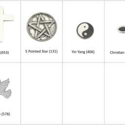 Religious Symbols Luxury Wooden Or Leatherette Pen Case With Matching Free Engraving Christian Star Fish Gift - thumbnail 2