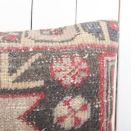 Kilim Lumbar Pillow Cover - 12x24 Inch Vintage Turkish Home Decor - thumbnail 3