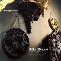 Gothic Wall Sconce - Corbels Shelf Home Decor Handmade By Artisans At The Blackened Teeth - thumbnail 2