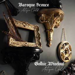 Gothic Wall Sconce - Corbels Shelf Home Decor Handmade By Artisans At The Blackened Teeth - thumbnail 3