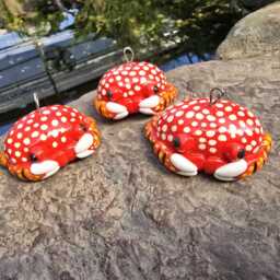 strawberry Crab Christmas Ornament - thumbnail 3