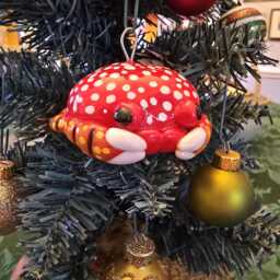 strawberry Crab Christmas Ornament - thumbnail 2