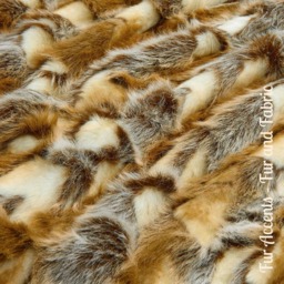 Plush Faux Fur Throw Blanket - Exotic Gray Rabbit, Minky Lining - thumbnail 4