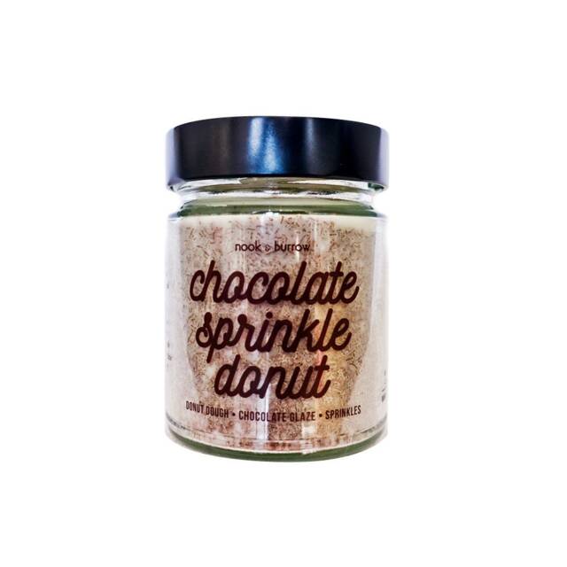 Chocolate Sprinkle Donut Soy Wax Candle - image 1