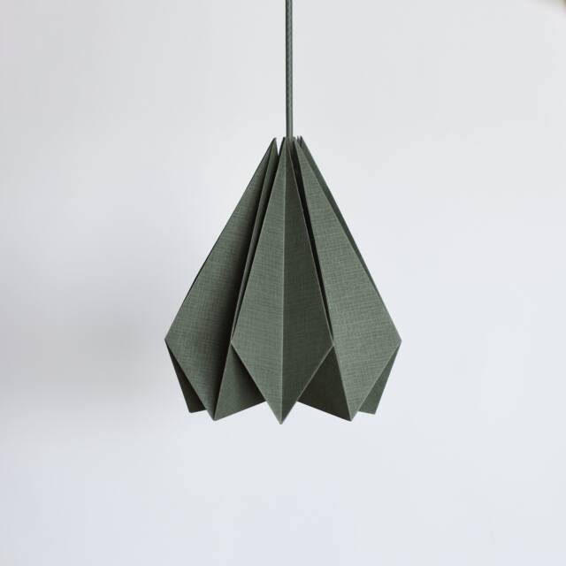 Brownfolds Grey Paper Origami Lamp Shade Vanilla Bliss Single Pack - image 1