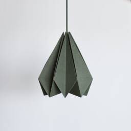 Brownfolds Grey Paper Origami Lamp Shade Vanilla Bliss Single Pack - thumbnail 1