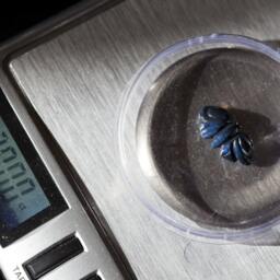 Blackopal Blue & Tourquise Jelly Butterfly Opal Carving - 2.7 Cts - thumbnail 2
