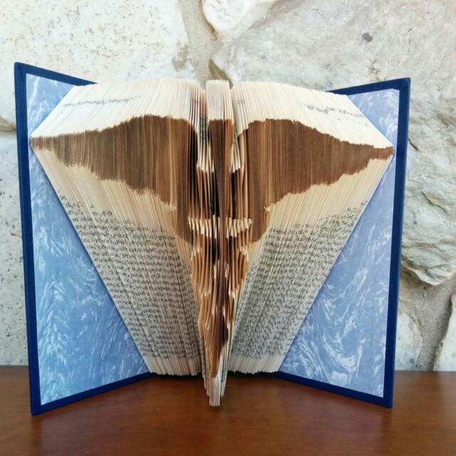 Medicine Symbol - Folded Book Art Fully Customizable, Medical, Doctor, Nurse - image 1