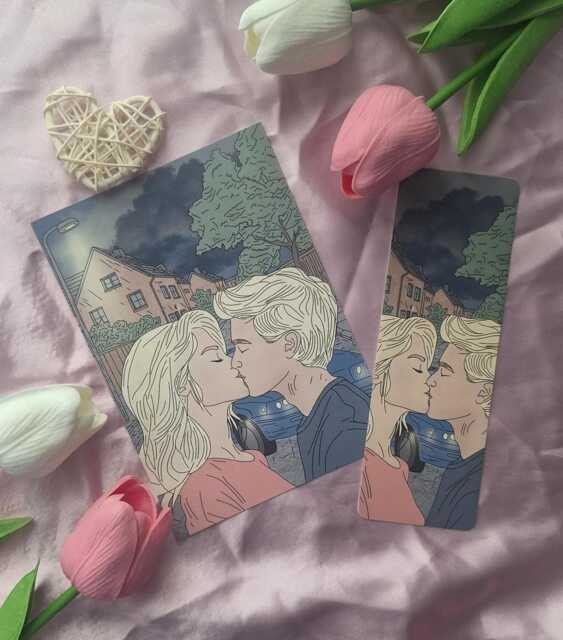 Joey & Aoife Art Print & Bookmark, Bookish Merch, Boys Of Tommen - image 1