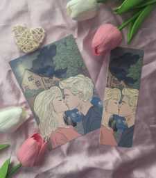 Joey & Aoife Art Print & Bookmark, Bookish Merch, Boys Of Tommen - thumbnail 1