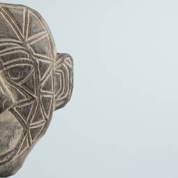 Timor Monkey Tribal Mask, Wall Art, Handcrafted, Unique Statue, Wooden Room Decor, Gift For Neighbor, Halloween Her - thumbnail 4