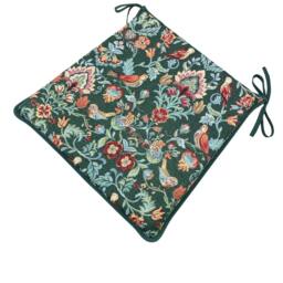 William Green Tapestry - William Morris Design Tapered Tie-On Seat Pad. Garden/Patio/Kitchen/Dining - thumbnail 3