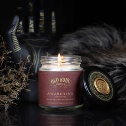 Awakening Candle - Siberian Pine - Ritual For Cleansing & Renewal Fresh Forest Christmas Tree Scent Vegan Soy Witchcraft - thumbnail 1
