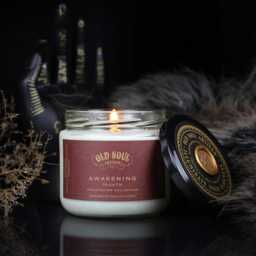 Awakening Candle - Siberian Pine - Ritual For Cleansing & Renewal Fresh Forest Christmas Tree Scent Vegan Soy Witchcraft - thumbnail 2