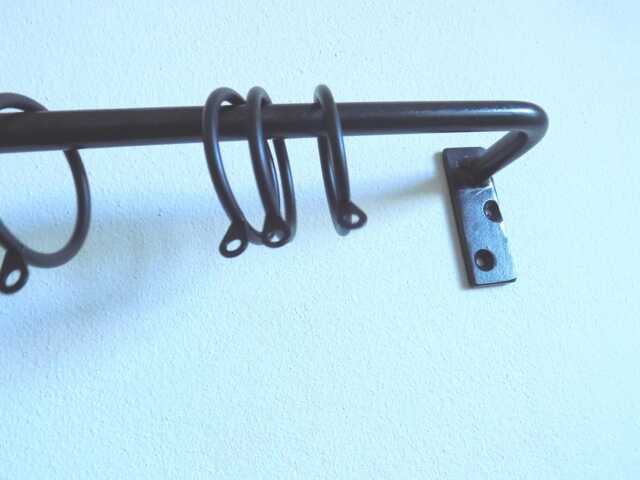 Super Heavy Duty Curtain Rail Set Uphandcrafted in Uk.wrought Iron - Forged Steel - image 1