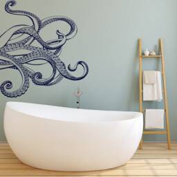 Kraken Octopus Tentacles Decal Nautical Sea Animal Wall Sticker, Marine Life Decor #38 - thumbnail 2