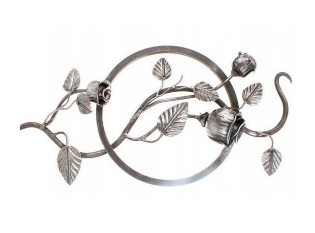 Rose Steel Wall Art Sculpture , Ground Steel, Large Heavy Rosette, Steel Decoration, Metal Decor Flowers, Craft Work, Unique Gift - image 1