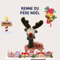 "Felted Wool & Knitted Finger Puppets ""story Of Father Christmas" - thumbnail 2