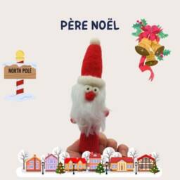 "Felted Wool & Knitted Finger Puppets ""story Of Father Christmas" - thumbnail 3