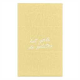 Hot Girls Do Pilates Butter Yellow Rally Towel Fitness For Workout Class Gym Accessory Princess - thumbnail 3