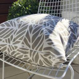 Palm Leaf Outdoor Cushion Cover Tropical Olefin Pillow - thumbnail 2