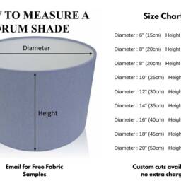 White Lampshade UK Made Contemporary Retro Lamp Shade Textured Linen White Drum Lampshade - thumbnail 2