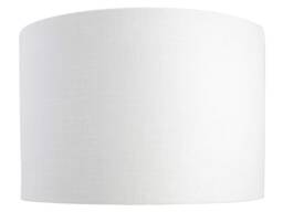 White Lampshade UK Made Contemporary Retro Lamp Shade Textured Linen White Drum Lampshade