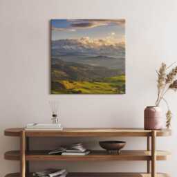 Pieniny Wysoki Wierch Canvas, Wall Art Picture, Brown Decoration, Nature Canvas - thumbnail 3