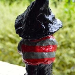 Handmade, Freddy Krueger Garden Gnome, Horror Movie, Sculpture, Figure, Father's Day, Garden - thumbnail 4