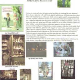Easter Bunny Glittered Sugared Millinery Teena Flanner Original - thumbnail 3