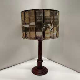 Distressed Books Lamp Shade Shabby Chic French Dark Academia - thumbnail 4