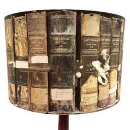 Distressed Books Lamp Shade Shabby Chic French Dark Academia - thumbnail 1