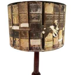 Distressed Books Lamp Shade Shabby Chic French Dark Academia - thumbnail 2