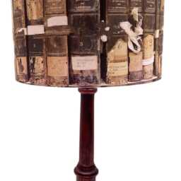 Distressed Books Lamp Shade Shabby Chic French Dark Academia - thumbnail 3