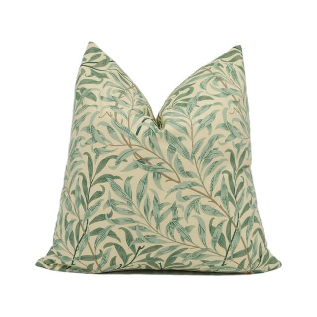 William Morris - Willow Boughs Cream/Pale Green Classic Spring English Cushion Cover Handmade Fall Throw Pillow Designer Home D??cor - image 1