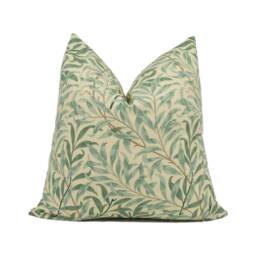 William Morris - Willow Boughs Cream/Pale Green Classic Spring English Cushion Cover Handmade Fall Throw Pillow Designer Home D??cor - thumbnail 1