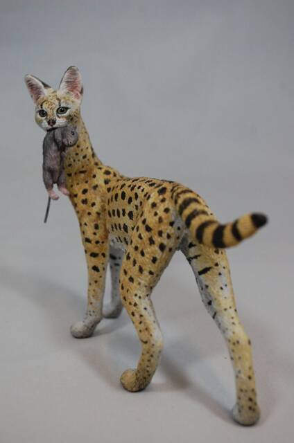 Servalcat Figurine(I Take This Mouse - image 1