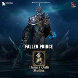 Fallen Prince - Fell King Undead High Fantasy Legend Arthas Resin Figure 16K - thumbnail 1