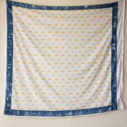 Hand Block Printed Cotton Duvet Cover - Reversible Sunrise & Spiral Jaipur Bedding - thumbnail 4