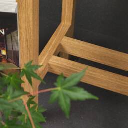 Japanese-Inspired Side Table - Pedestal Japanese Furniture - thumbnail 3